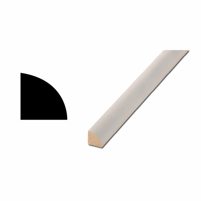 Quarter Round - 12' Quarter Small Round Primed Pine 12 ft sticks