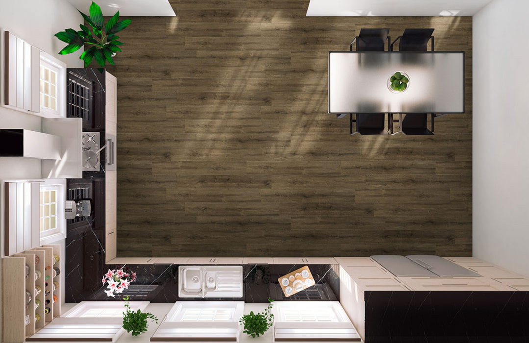 MSI - Cyrus - Walnut Waves -  Vinyl Floor Planks