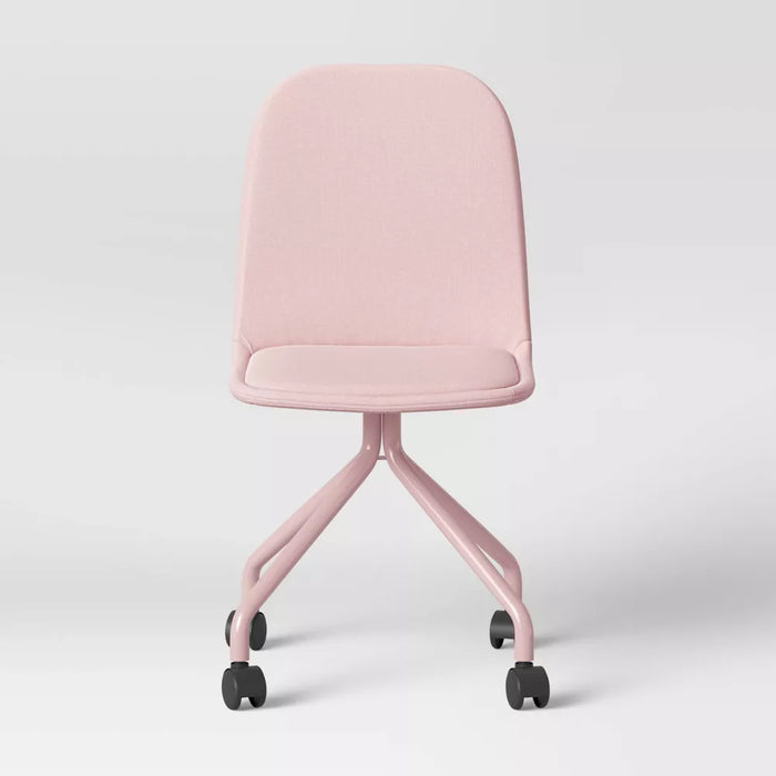 Rolling Kids' Desk Chair Pink