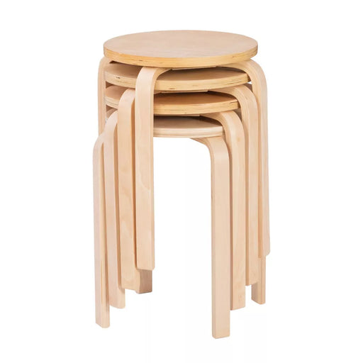 Set of 4 Bentwood Stools Light Brown Cleveland Home Outlet (OH) - Furniture Store in Middleburg Heights Serving Cleveland, Strongsville, and Online