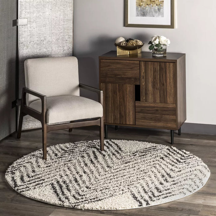 8' nuLOOM Amanda Moroccan Chevron Tassel Area Rug