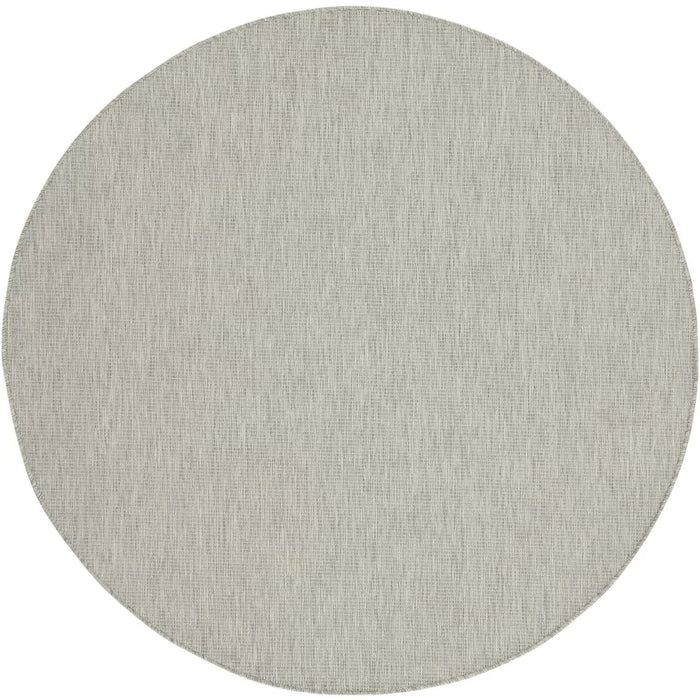 8' Nourison Positano Solid Indoor Outdoor Rug