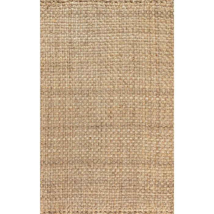 Estera Hand Woven Boucle Chunky Jute Indoor Area Rug - JONATHAN Y