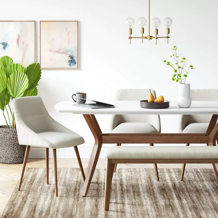 Astrid mid deals century dining table