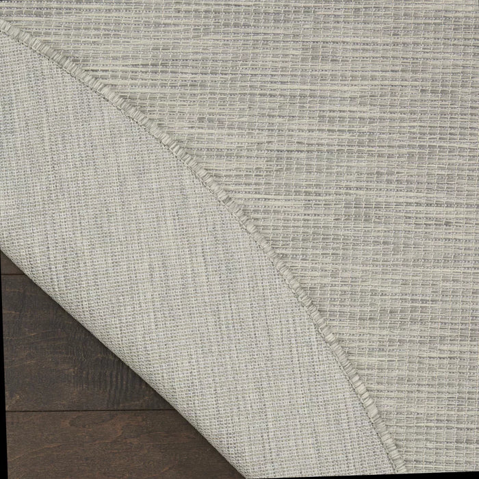 8' Nourison Positano Solid Indoor Outdoor Rug