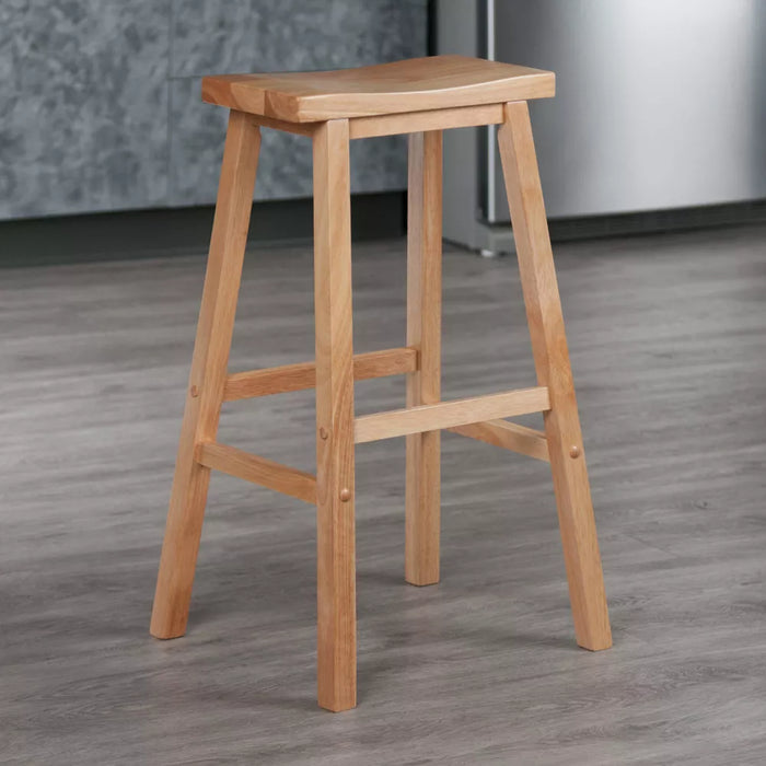 29" Satori Saddle Seat Barstool Beech