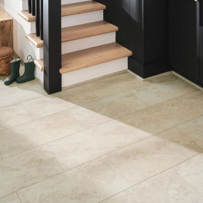COREtec - Pro Plus Enhanced Tile - VV870 - Classic Travertine - Vinyl Flooring