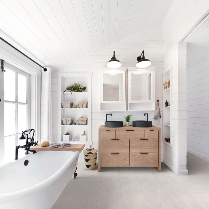 COREtec - Pro Plus Enhanced Tile - VV870 - Serena Limestone - Vinyl Flooring