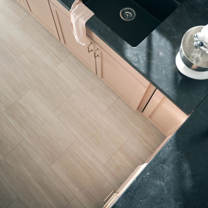 COREtec - Plus Tile - VV872 - Ligera Sandstone - Vinyl Tile Flooring