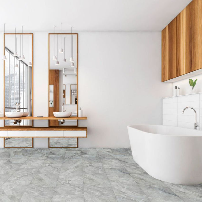 COREtec - Plus Tile - VV872 - Avesta Quartz - Vinyl Tile Flooring