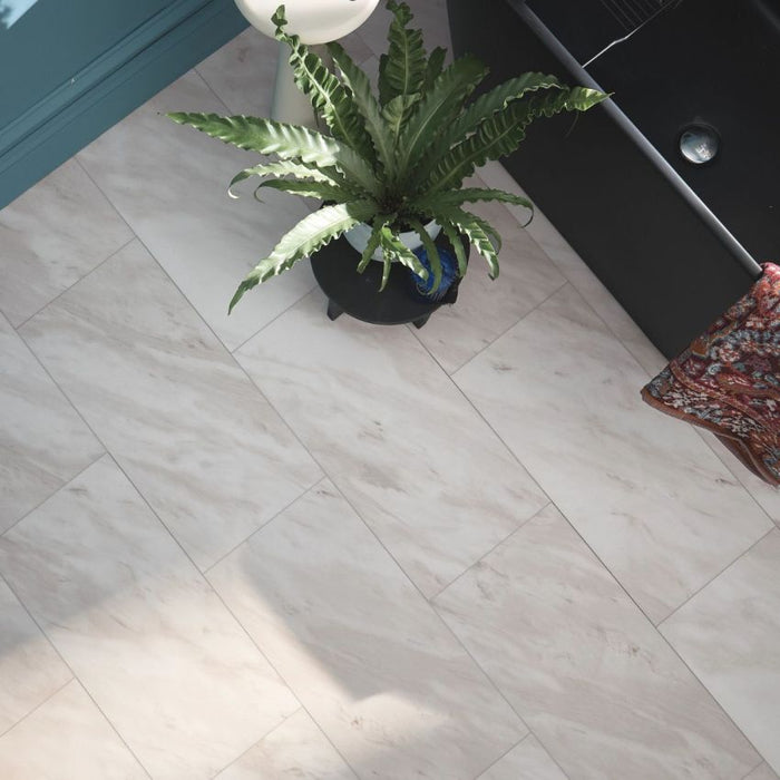 COREtec - Plus Tile - VV872 - Perfecta Marble - Vinyl Tile Flooring