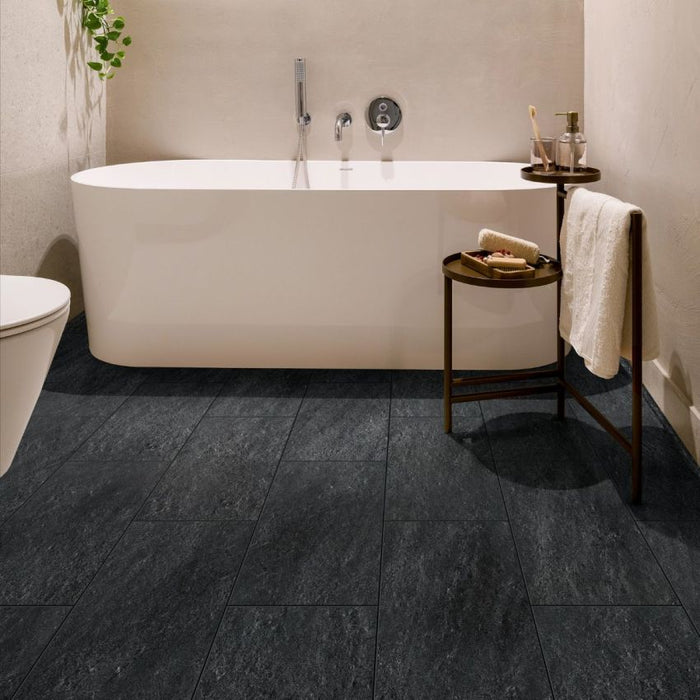 COREtec - Plus Tile - VV872 - Embra Slate - Vinyl Tile Flooring