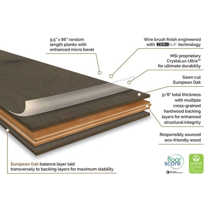 MSI - McCarran - Milledge - Engineered Hardwood Flooring