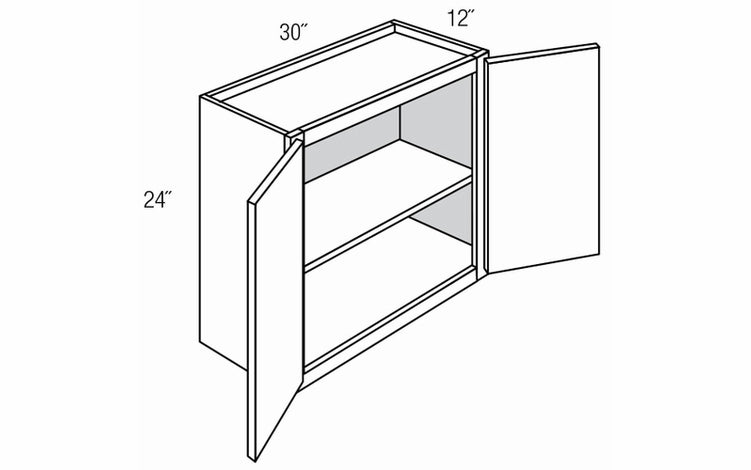 Kitchen Cabinet - Wall Cabinet - TSG-W3024 [TSG900123-48899]