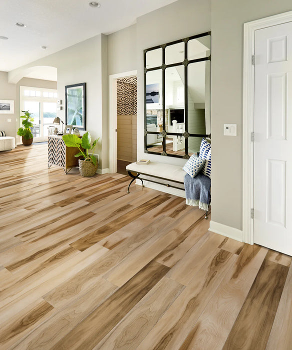 CALI Vinyl - Windansea Low Tide - Huntington Hickory - Floor Planks