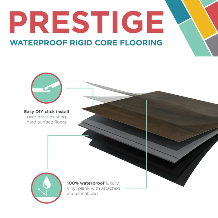 Shaw - Prestige - Harvest Hickory - Vinyl Flooring