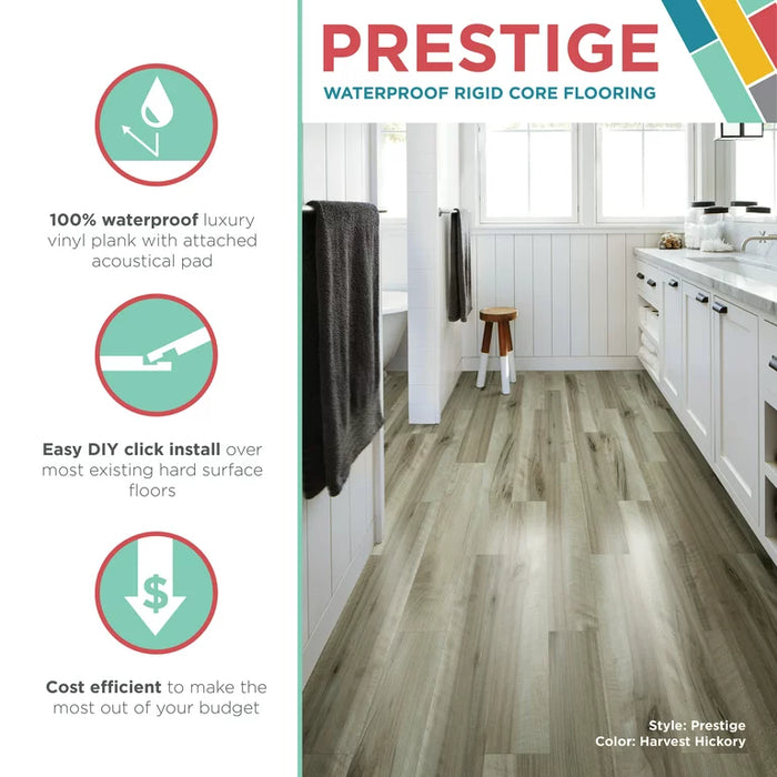 Shaw - Prestige - Harvest Hickory - Vinyl Flooring
