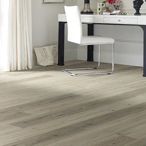 Shaw Distinction Plus Light Pine Click Vinyl Plank Flooring with Attached Pad