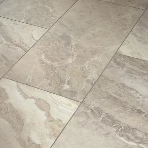Shaw Paragon Tile Plus Gypsum Click Vinyl Flooring with Attached Pad