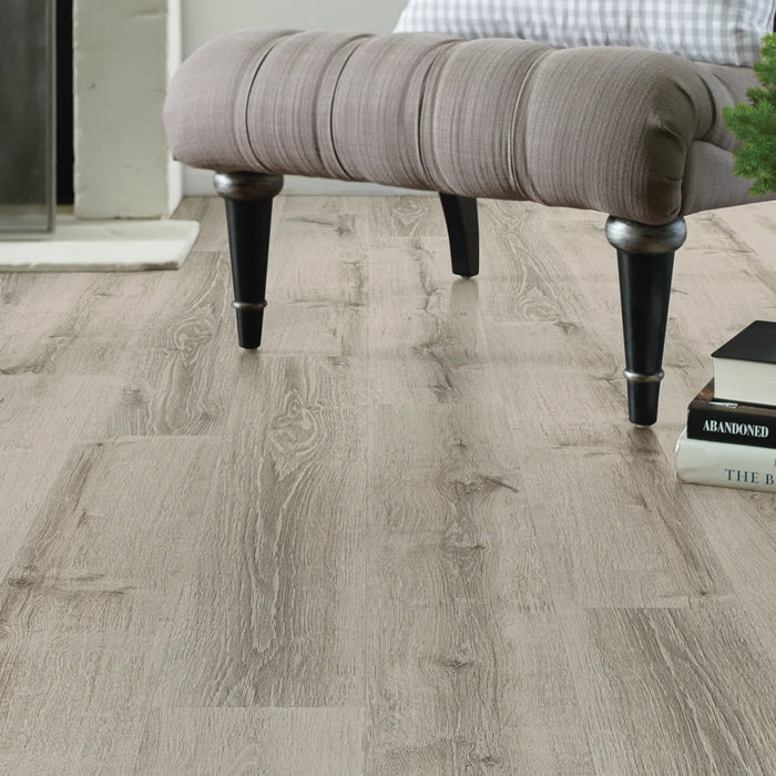 Shaw Anvil Plus Beach Oak Click Vinyl Plank Flooring with Attached Pad