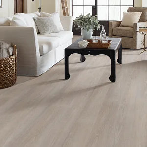Shaw Anvil Plus Greige Walnut Click Vinyl Plank Flooring with Attached Pad