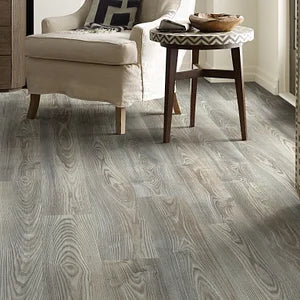 Shaw Anvil Plus Grey Chestnut Click Vinyl Plank Flooring with Attached Pad
