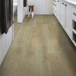 Shaw Anvil Plus River Bend Oak Click Vinyl Plank Flooring with Attached Pad