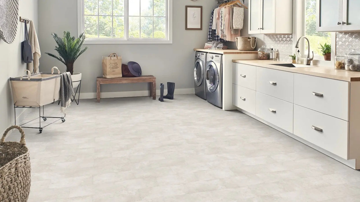 Mannington - Adura Flex - Fresco - Dry Plaster - Vinyl Floor Tiles (Rectangle)