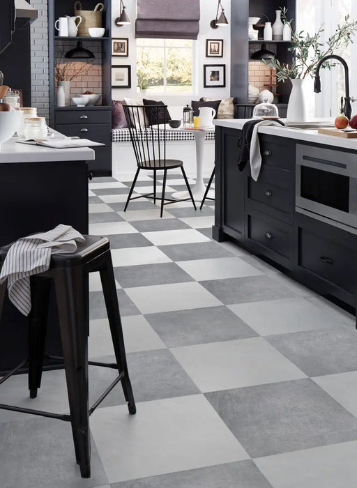 Mannington - Adura Flex - Villa - Cement - Vinyl Floor Tiles (Square)