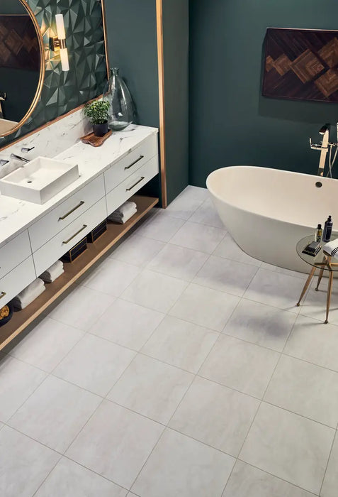 Mannington - Adura Flex - Vienna - Alabaster - Vinyl Floor Tiles (Square)