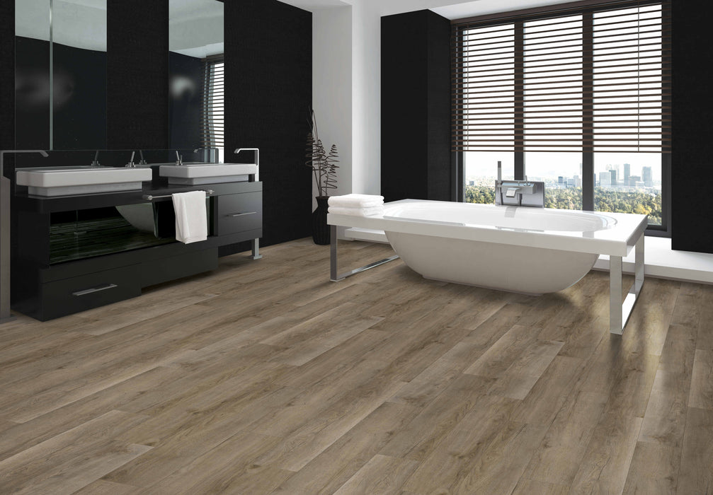 Mohawk - SolidTech Select - Discovery Ridge - Rustic Taupe - Vinyl Floor Planks