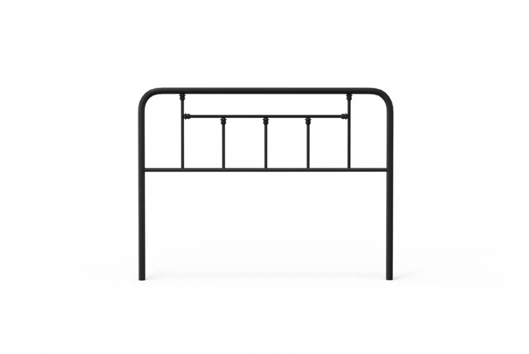 KING eLuxury Baldwin Metal Headboard Black Cleveland Home Outlet (OH) - Furniture Store in Middleburg Heights Serving Cleveland, Strongsville, and Online
