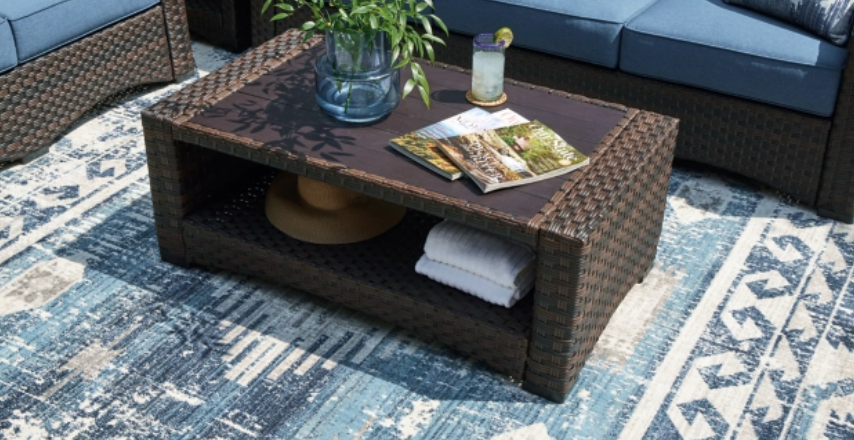 CLEARANCE - Windglow Rectangular Cocktail Table