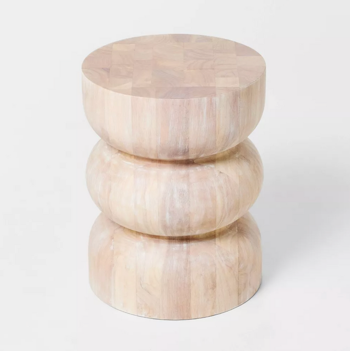 Accent Table White Wash