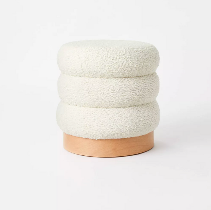 Clarkdale Channel Tufted Ottoman