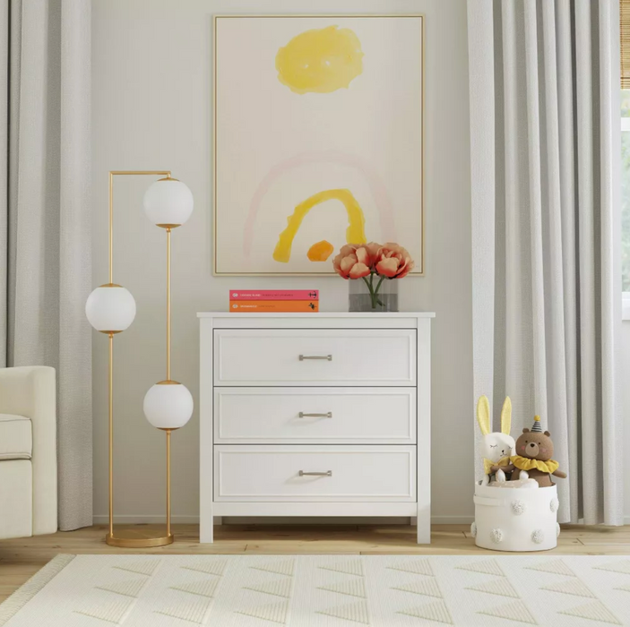 DaVinci Charlie 3-Drawer Dresser - White