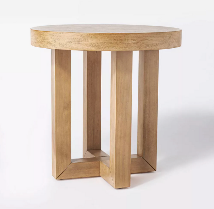 Rose Park Round Wood End Table