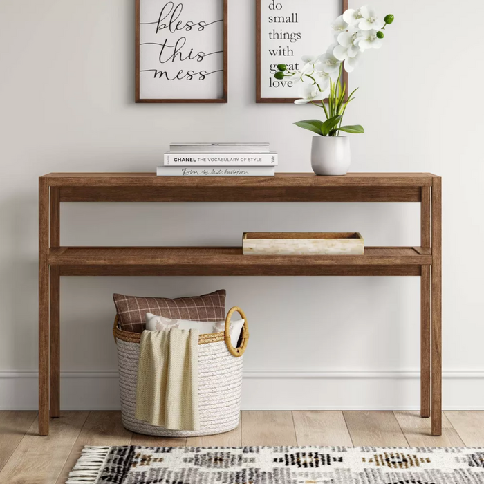 Warwick Narrow Console Table Brown