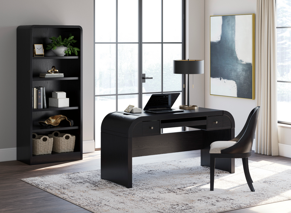 Clearance - Rowanbeck - Home Office Desk - Black