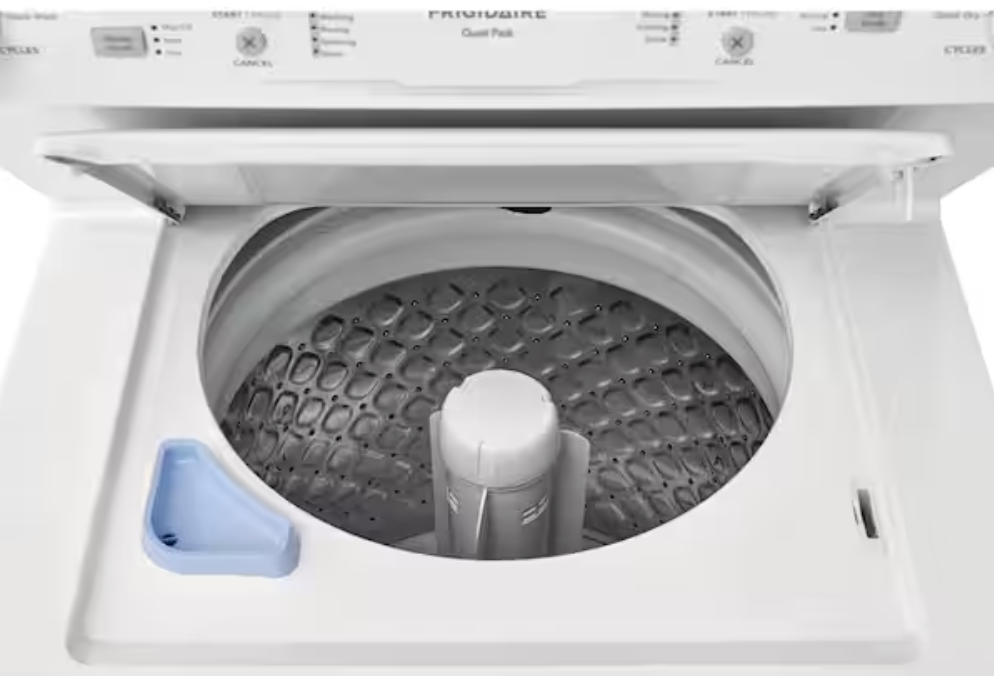 Frigidaire - Gas Washer/Dryer Laundry Center - 3.9 Cu. Ft Washer and 5.5 Cu. Ft. Dryer - White
