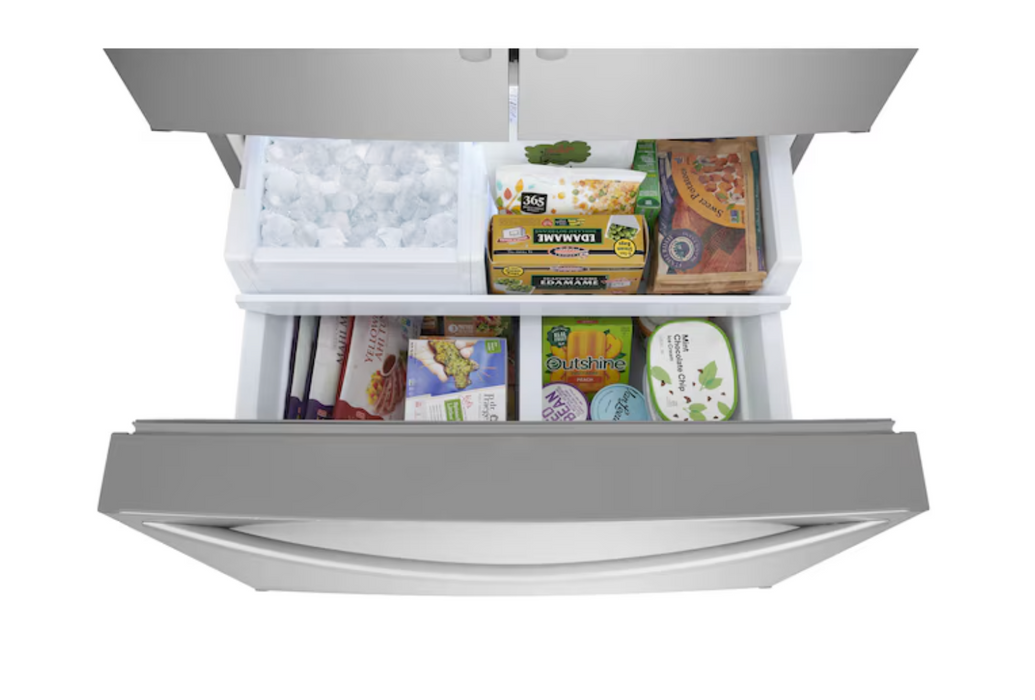 Frigidaire - 36 in 28.8 cu. ft. Standard Depth French Door Refrigerator in with Internal Water Dispenser - Stainless Steel