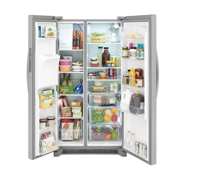 Frigidaire - 22.3 Cu. Ft. 36'' Counter Depth Side by Side Refrigerator - Stainless Steel