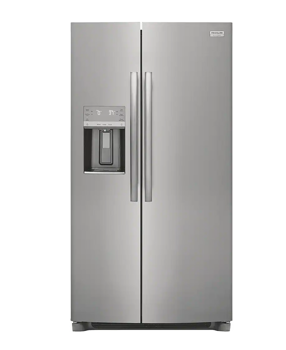 Frigidaire Gallery - 25.6 Cu. Ft. 36'' Standard Depth Side by Side Refrigerator - Stainless Steel