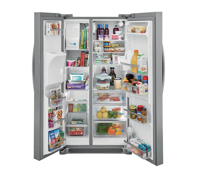 Frigidaire Gallery - 25.6 Cu. Ft. 36'' Standard Depth Side by Side Refrigerator - Stainless Steel