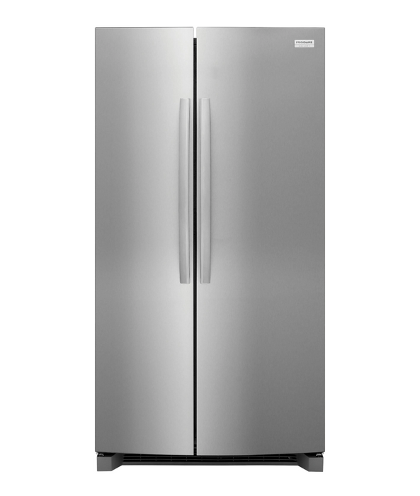 Frigidaire - Gallery 36 in. 26 cu. ft. Standard Depth Side-by-Side Refrigerator in Stainless Steel with Internal Water Dispenser
