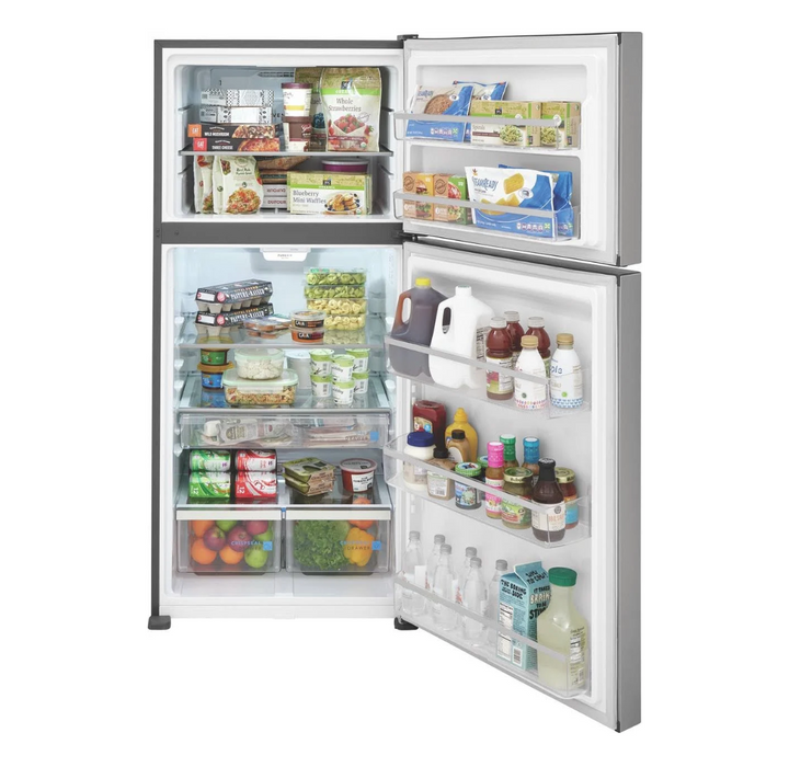 Frigidaire Professional - 20.0 Cu. Ft. Top Freezer Refrigerator - Stainless Steel