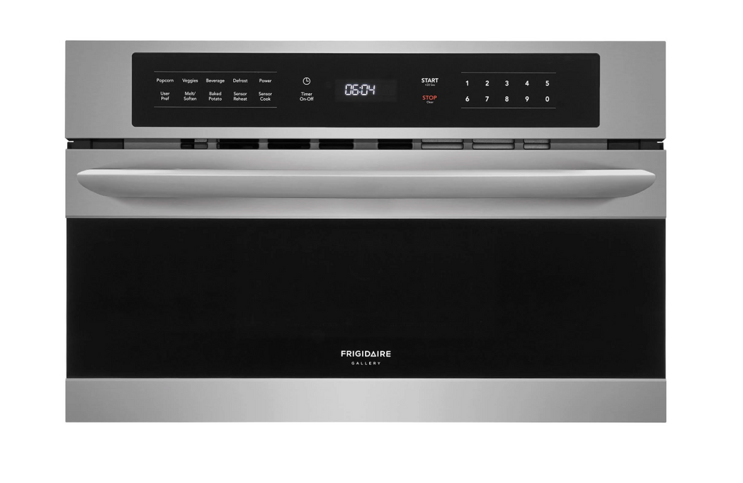 Frigidaire Gallery - 30'' Built-In Microwave Oven with Drop-Down Door - Black Stainless Steel
