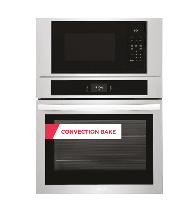 Frigidaire - 30'' Electric Microwave Combination Oven with Fan Convectionin - Stainless Steel