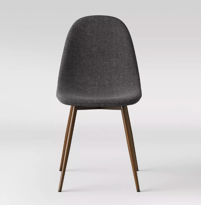 2pk Copley Dining Chairs Dark Gray