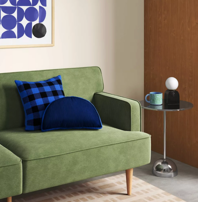 Optimistic Pedestal Metal Side Table Chrome